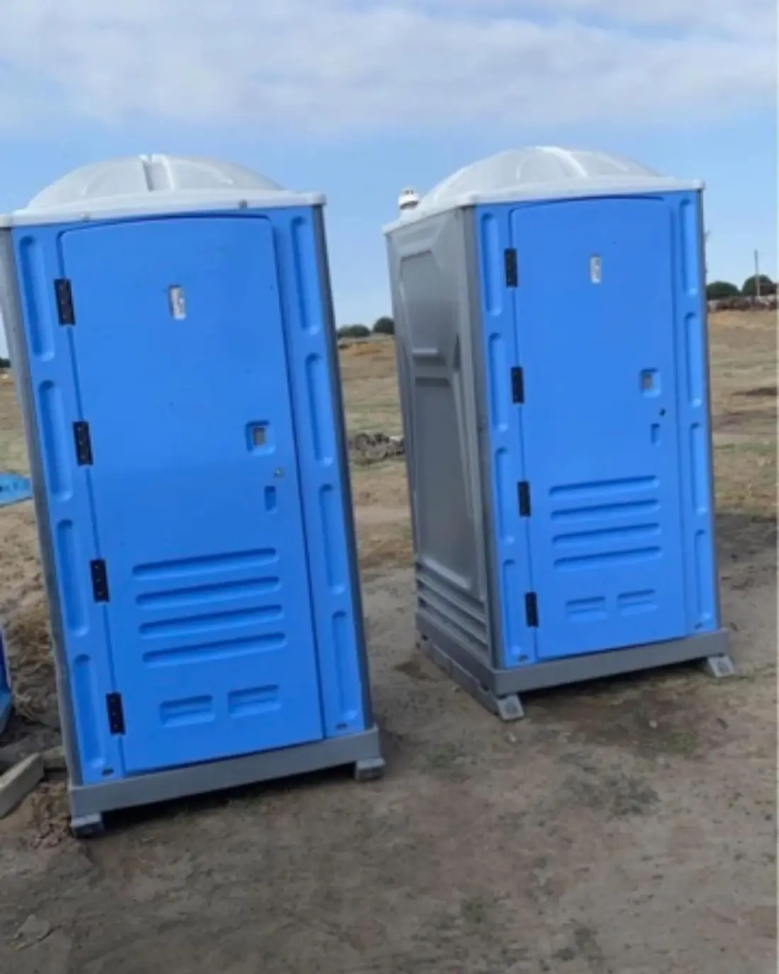 Porta potty units ready for delivery in Otero County, NM